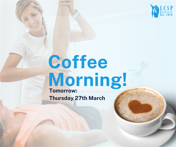 Join us on for our next Coffee Morning