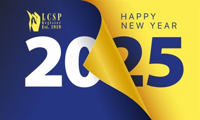 Happy New Year from the LCSP Register