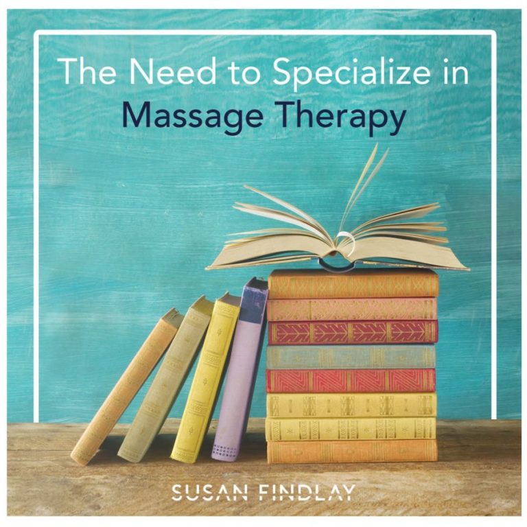 The Need To Specialise in Massage Therapy