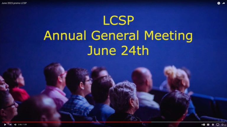 Our AGM this year will be on June 24th