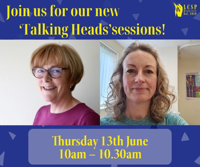 “Talking Heads” with Jo Graveson and Sue Bennett on Thursday June 13th